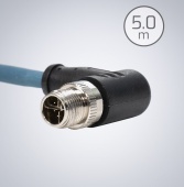Кабель M12 to RJ45 IP67 Cat6a Cable [Right Angle, Atlas/Helios Side]– 5 м